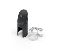 Rico Nickel Plated Ligature and Cap for Soprano Sax