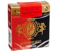 Rico RCJ1045 Grand Concert Select Thick Blank Bb Clarinet Reed (Pack of 10)