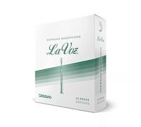 Rico RIC10MS La Voz Medium Soft Strength Reeds for Soprano Sax (Pack of 10)