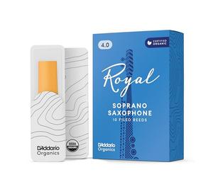 Rico Royal 4.0 Strength Reeds for Soprano Sax (Pack of 10)