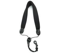 Rico Soprano/Alto Saxophone Neck Strap Black with Plastic Snap Hook