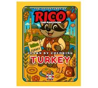 Rico the Raccoon Visits Turkey: A Bilingual English-Italian Coloring Book for Kids | Explore Istanbul, Cappadocia & Turkish Culture | Educational ... journey through the wonders of the East))