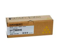 Ricoh SP-C360E toner 408187 amarillo XL