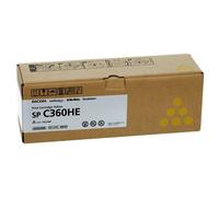 Ricoh type SP C360HE toner amarillo XL (original)