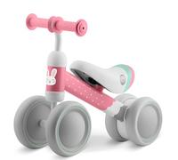 Ricokids Bicicleta a partir de 1 año - Bicicleta infantil - Triciclo - Estructura de acero estable - Ultraligera - Rosa Gris