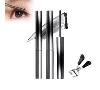 RICOKJRDE Máscara De Pestañas Iron Eye De Facelove, Máscara De Pestañas Facelove, Varita Rizada 3D Resistente Al Agua para Pestañas Duraderas, 2 Unidades (Black)