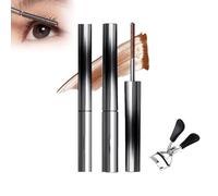 RICOKJRDE Máscara De Pestañas Iron Eye De Facelove, Máscara De Pestañas Facelove, Varita Rizada 3D Resistente Al Agua para Pestañas Duraderas, 2 Unidades (Brown)