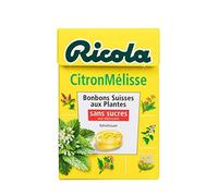Ricola Bálsamo de limón sin azúcar, 50 g, 4 unidades