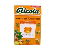 Ricola Caramelo Jengibre Menta Naranja 50 gr