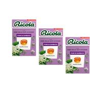 Ricola® | Caramelos de flor de saúco | Caramelos de Hierbas Sin Azúcar - 3 x 50 Gr