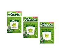 Ricola® | Caramelos de menta de montaña | Caramelos de Hierbas Sin Azúcar - 3 x 50 Gr