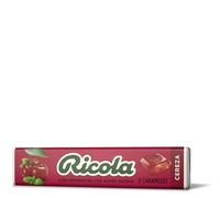 Ricola - Caramelos Sabor Cereza, Formato Stick, 31,5 g | Refresca, Suaviza la Garganta, 13 Hierbas Suizas, Sabor Cereza, Fácil de Llevar, Uso Diario, Formato Stick, 31,5 g