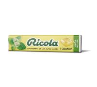 Ricola - Caramelos Sabor Limón Melisa, Formato Stick, 31,5 g | Refresca, Suaviza la Garganta, 13 Hierbas Suizas, Sabor Limón Melisa, Fácil de Llevar, Formato Stick, 31,5 g