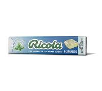 Ricola - Caramelos Sabor Menta Extra Fuerte, Stick, 31,5 g | Refresca, Suaviza la Garganta, 13 Hierbas Suizas, Sabor Menta Extra Fuerte, Fácil de Llevar, Formato Stick, 31,5 g