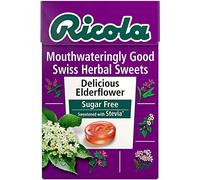 Ricola Elderflower Sugar Free Swiss Herb Drops 45 g (Pack of 10)