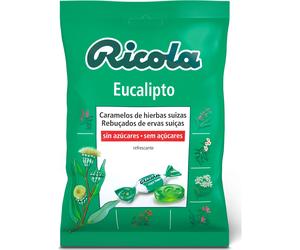 Ricola eucaliptus caramelos sin azúcar 70g