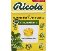 Ricola - Limón bálsamo de limón sin azúcares 50G