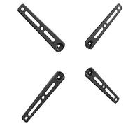 RICOO Adaptador VESA para Soporte TV Televisión de 32-55" (81-140cm) VA0200 Aumentar VESA 200x200 hasta 400x400 Acero Color Negro 4 Partes