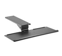 RICOO Bandeja teclado Giratorio Inclinable Extensible Debajo escritorio Brazo articulado bajo mesa Reposamuñeca CZ0300 Soporte tastatura PC