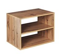 RICOO Estantería 60 x 45 x 40 cm Comoda pequeña Moderna Mueble Dormitorio WM110-EW Muebles de hogar Estante Zapatero Madera Color Roble marrón