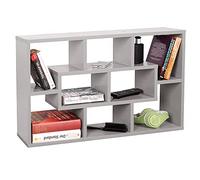 RICOO Estanteria Pared 85 x 48 x 16 cm WM050-PL Estante Flotante Gris - Libreria almacenaje