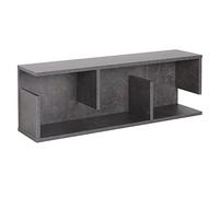 RICOO Estanteria Pared 90 x 30 x 20 cm Estante Flotante Gris Cemento WM011-BG Balda almacenaje