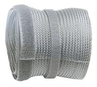 RICOO Organizador de Cables Canaleta para Cable Z9085G-2 Pasacables con Cierre Adhesivo Recogecables Ocultar Cables Longitud 2m Color Gris