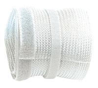 RICOO Organizador de Cables Canaleta para Cable Z9085W-2 Pasacables con Cierre Adhesivo Recogecables Ocultar Cables Longitud 2m Color Blanco