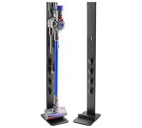 RICOO Soporte de Suelo de Acero y Aluminio, Modelo SH002 - Soporte Compatible con Dyson V6, V7, V8, V10, V11, V12, V15 - Alto 1280mm, Negro