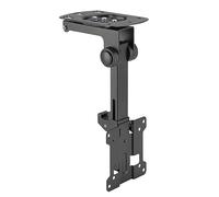 RICOO Soporte de Techo para Monitor, D0411 - Soporte para Pantallas de 13" a 27" Pulgadas, Giratorio, Ajustable y Extensible, MAX. VESA 100x100 mm