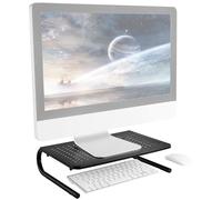 RICOO Soporte monitor escritorio Elevador para pantallas PC Base de pie universal FS082-B Pedestal mesa Portatil Laptop Monitores ordenador