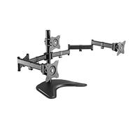 RICOO Soporte Monitor Mesa Brazo articulado Giratorio Inclinable Pantalla PC 12-27" (30-69cm) TS7511 Stand para monitores VESA 75x75 100x100