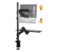 RICOO Soporte Monitor Mesa Brazo articulado Giratorio Inclinable Pantalla PC 13-27" (33-69cm) TS1211 Stand para monitores VESA 75x75 100x100