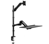 RICOO Soporte Monitor Mesa Brazo articulado Giratorio Inclinable Pantalla PC 13-27" (33-69cm) TS1211 Stand para monitores VESA 75x75 100x100