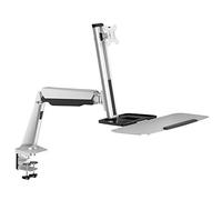 RICOO Soporte Monitor Mesa Brazo articulado Giratorio Inclinable Pantalla PC 13-27" (33-69cm) TS1311 Stand para monitores VESA 75x75 100x100