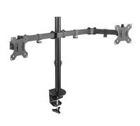 RICOO Soporte Monitor Mesa Brazo articulado Giratorio Inclinable Pantalla PC 13-27" (33-69cm) TS6711 Stand monitores VESA 75x75 100x100 Negro