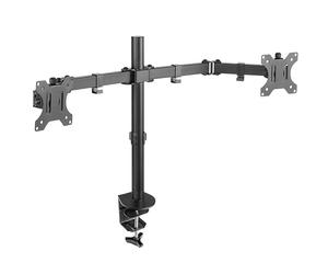 RICOO Soporte Monitor Mesa Brazo articulado Giratorio Inclinable Pantalla PC 13-27" (33-69cm) TS6711 Stand monitores VESA 75x75 100x100 Negro