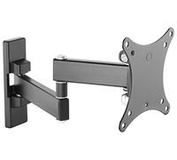RICOO Soporte Monitor Pared Giratorio Inclinable Fijo Pantalla TV 13-27" (33-69cm) S7511 Brazo Universal Televisor LED/LCD/TFT VESA 100x100