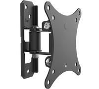 RICOO Soporte Monitor Pared Giratorio Inclinable Fijo Pantalla TV 13-27" (33-69cm) S7611 Brazo Universal Televisor LED/LCD/TFT VESA 100x100