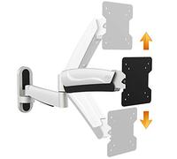 RICOO Soporte Monitor Pared Giratorio Inclinable Monitores PC 15-33" (38-84cm) S2711 Brazo Universal Pantallas Ordenador LED/LCD VESA 100x100