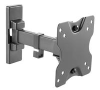 RICOO Soporte Monitor Pared Giratorio Inclinable Pantalla 13-27" (33-69cm) S3811 Porta Colgante Universal televisor LED/LCD VESA 75x75 100x100