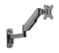 RICOO Soporte Monitor Pared Giratorio Inclinable Pantalla PC 17-32" (43-81cm) S4511 Brazo articulado Televisor LED LCD Curvo VESA 75x75-100x100