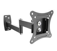 RICOO Soporte Monitor Pared Giratorio Inclinable Pantalla TV 13-29" (33-74cm) S1211 Brazo Universal Televisor LED/LCD/Curvo VESA 75x75 100x100