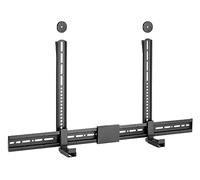 RICOO Soporte Mural para Barre de Son, LH068 Soporte Universal de Barra de Sonido para Montaje Directo en TV hasta 15kg, Soporte TV Pared, Negro