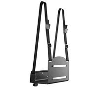 RICOO Soporte Torre PC Montaje Pared Debajo Escritorio Ajustable Flexible TRH07 Chasis Ordenador Fijación Vertical Desktop bajo Mesa Negro