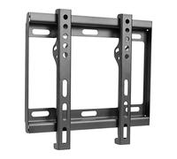 RICOO Soporte TV Pared Fijo Ultra Delgado Televisión 23-42" (58-107cm) F0722 Universal Televisor LED/LCD/Curvo VESA 100x100-200x200 Negro