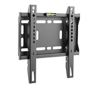 RICOO Soporte TV Pared Fijo Ultra Delgado Televisión 23-42" (58-107cm) F2522 Universal Televisor LED/LCD/Curvo VESA 100x100-200x200 Negro