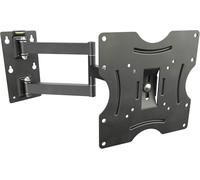 RICOO Soporte TV Pared Giratorio Inclinable Televisión 22-37" (56-94cm) R02 Brazo Universal Televisor LED/LCD/Curvo VESA 75x75 200x200 Negro