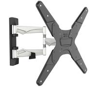 RICOO Soporte TV Pared Giratorio Inclinable Televisión 32-55" (81-140cm) S3244 Brazo Universal Televisor LED/LCD/Curvo VESA 75x75 400x400 Negro