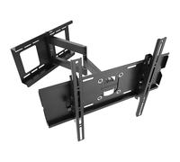 RICOO Soporte TV Pared Giratorio Inclinable Televisión 32-65" (81-165cm) R03 Brazo Universal Televisor LED/LCD/Curvo VESA 200x200-400x400 Negro